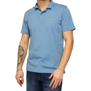 SUN68 POLO A36160 56 AZZURRO