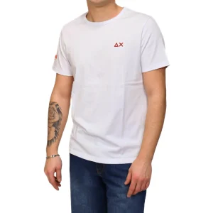 SUN68 T-SHIRT T36140 01 BIANCO