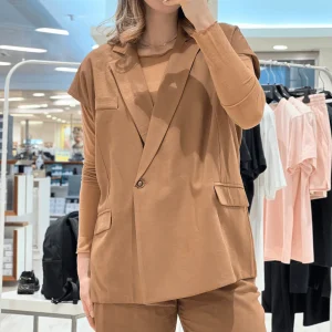 BERNA GILET W253064109 BRUCIATO