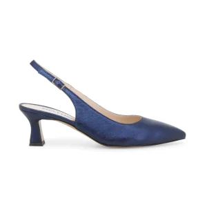 MELLUSO SLINGBACK D166Z LAMINATO BLU