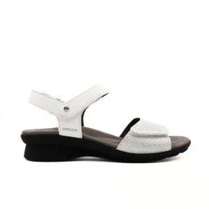 MEPHISTO SANDALO PATTIE 7830 BIANCO E ARGENTO
